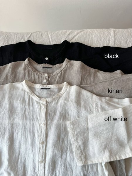 画像15: Luminaes 1/60手染めリネン ちょうどいいシャツ (15)