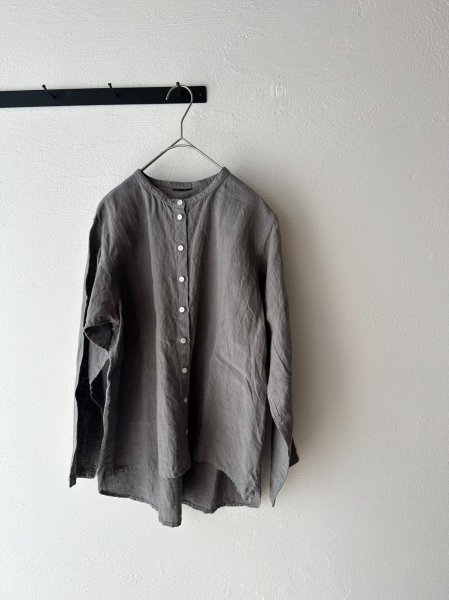 画像13: Luminaes 1/60手染めリネン ちょうどいいシャツ (13)