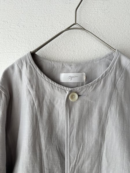 画像6: grin 綿麻バックサテン ドルマンジャケット【クリックポスト(185円)発送可能】 (6)