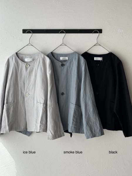 画像2: grin 綿麻バックサテン ドルマンジャケット【クリックポスト(185円)発送可能】 (2)