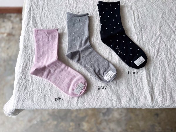 画像2: prit ラメドットソックス【3足までクリックポスト(185円) 】 (2)