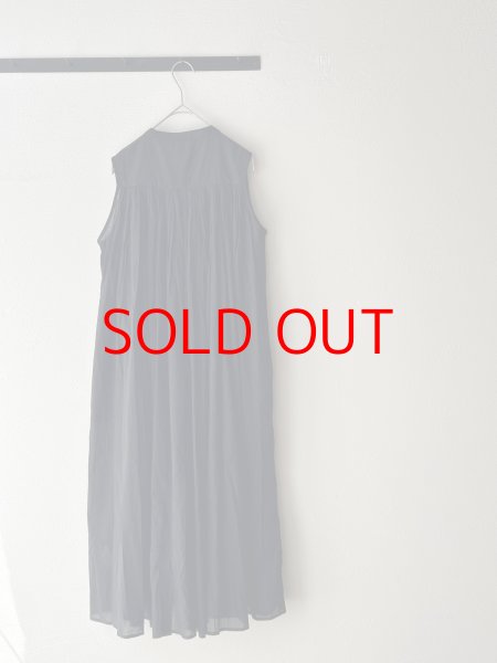 画像13: Veritecoeur スリーブレスギャザーブラウス  ( long ) (13)