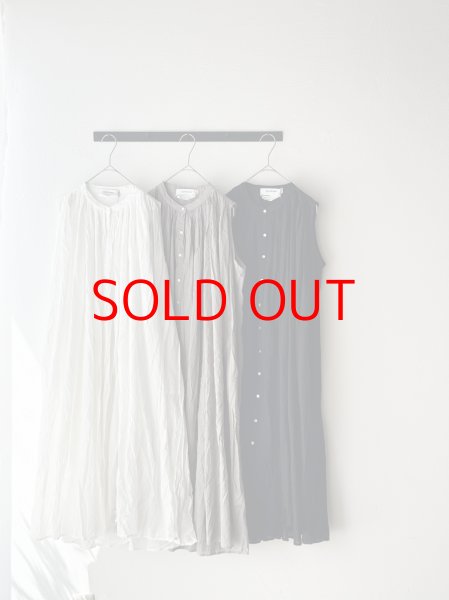 画像8: Veritecoeur スリーブレスギャザーブラウス  ( long ) (8)