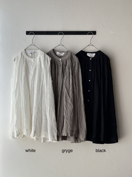 画像7: Veritecoeur スリーブレスギャザーブラウス  ( short ) (7)