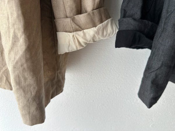 画像11: Veritecoeur リネンテーラードジャケット (11)