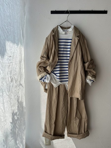 画像16: Veritecoeur リネンタックパンツ (16)