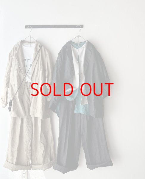 画像12: Veritecoeur リネンテーラードジャケット (12)