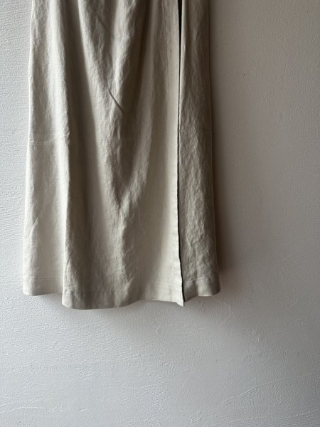 画像5: grin ヨーロッパリネン ラップスカート (5)