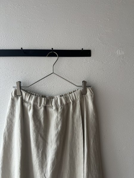 画像4: grin ヨーロッパリネン ラップスカート (4)