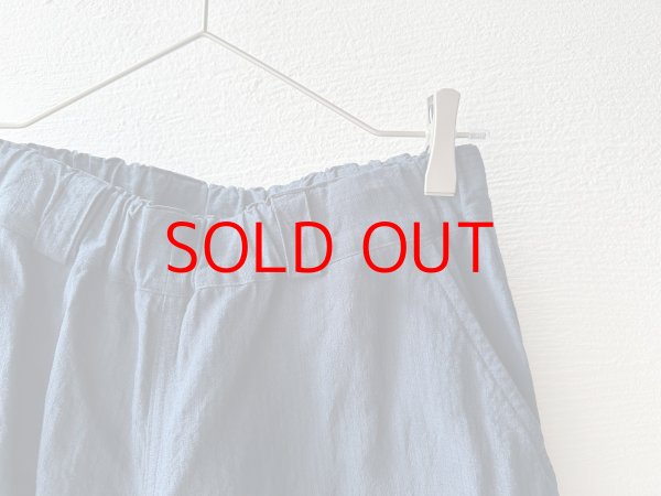 画像15: Luminaes リネン先染オーバーダイストライプ トラウザーPT (15)