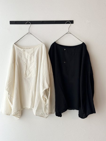 画像1: Veritecoeur ヘンリーネックシャツ (1)