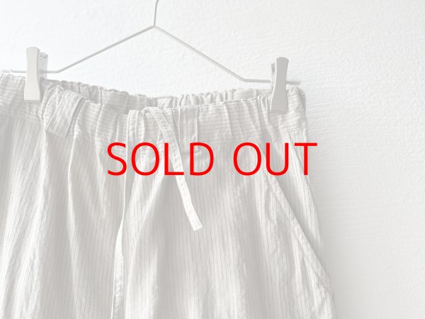 画像8: Luminaes リネン先染オーバーダイストライプ トラウザーPT (8)