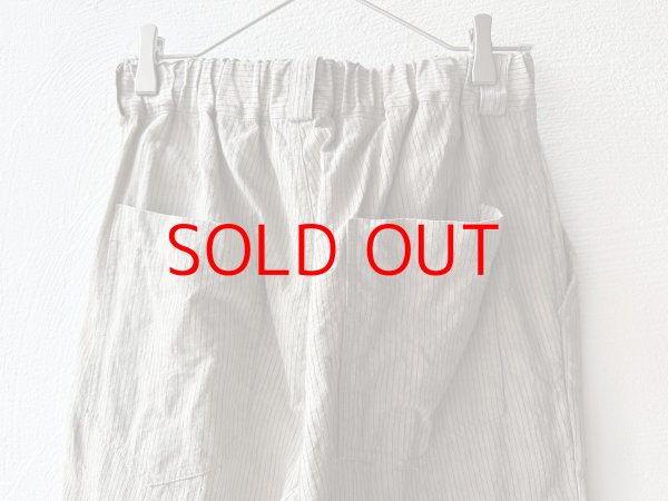 画像10: Luminaes リネン先染オーバーダイストライプ トラウザーPT (10)