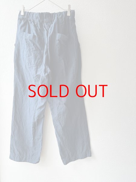 画像16: Luminaes リネン先染オーバーダイストライプ トラウザーPT (16)