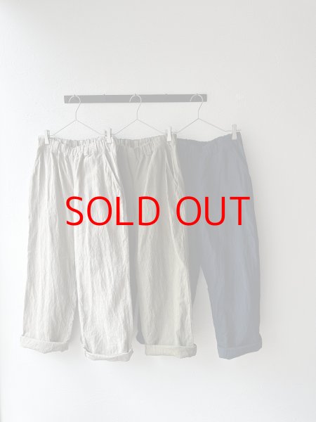 画像6: Luminaes リネン先染オーバーダイストライプ トラウザーPT (6)