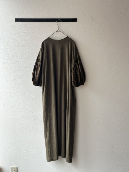 画像6: grin オーガニックエーゲ海天竺 パフワンピース【レターパックプラス(600円)発送可能】 (6)