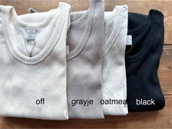 画像9: nouvelles du paradis コットンテレコ クルーネック【クリックポスト発送可】 (9)