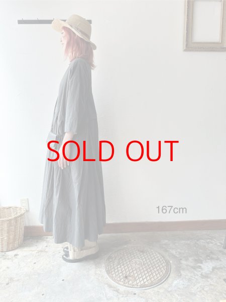 画像3: *sale40%off* Veritecoeur ボックスタック切替ワンピース (3)