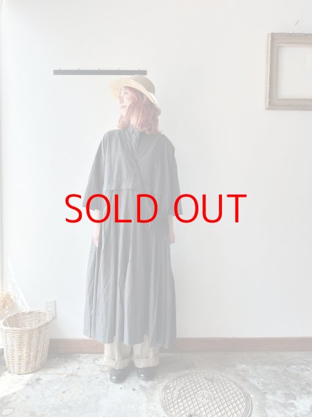 画像1: *sale40%off* Veritecoeur ボックスタック切替ワンピース (1)
