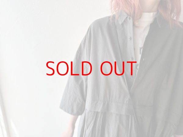 画像6: *sale40%off* Veritecoeur ボックスタック切替ワンピース (6)