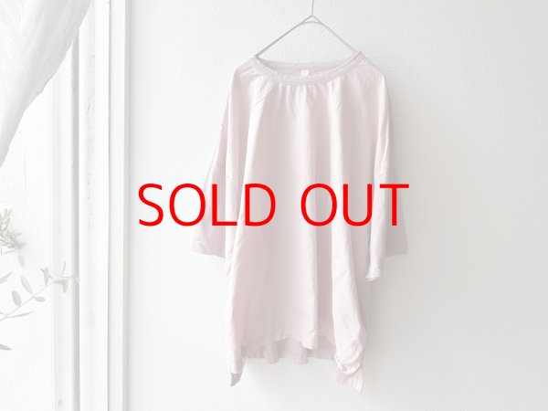 画像2: prit 30/1ハイゲージ天竺 × 80/1 タイプライター 切替5分袖Tシャツ (2)