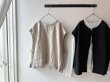 画像1: prit 40/1 フレンチリネンキャンバス 2wayベスト (1)