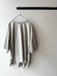 画像7: prit 30/1ハイゲージ天竺 × 80/1 タイプライター 切替５分袖Tシャツ (7)