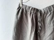 画像3: prit 40/1 フレンチリネンキャンバス パジャマパンツ (3)