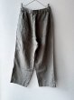 画像4: prit 40/1 フレンチリネンキャンバス パジャマパンツ (4)