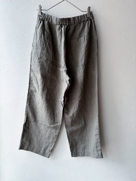 画像6: prit 40/1 フレンチリネンキャンバス パジャマパンツ (6)