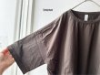 画像12: prit 30/1ハイゲージ天竺 × 80/1 タイプライター 切替５分袖Tシャツ (12)
