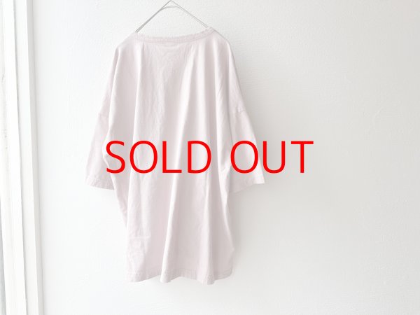 画像6: prit 30/1ハイゲージ天竺 × 80/1 タイプライター 切替5分袖Tシャツ (6)