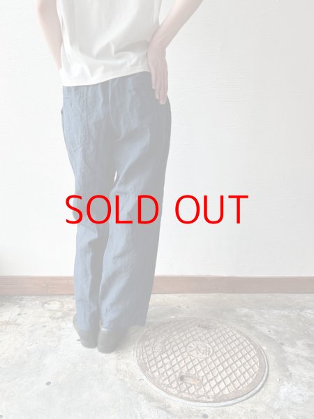 画像5: Luminaes リネン先染オーバーダイストライプ トラウザーPT (5)