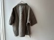 画像10: prit 40/1 フレンチリネンキャンバス 5分袖レギュラーカラーワイドシャツ (10)