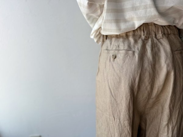 画像9: Veritecoeur リネンタックパンツ (9)