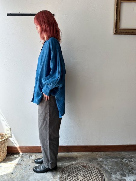 画像2: Veritecoeur ストレートタックパンツ(unisex) (2)