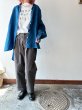 画像1: Veritecoeur ストレートタックパンツ(unisex) (1)