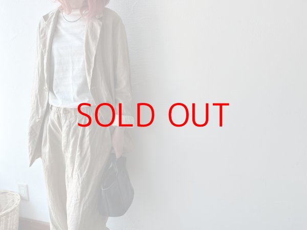 画像3: Veritecoeur リネンテーラードジャケット (3)