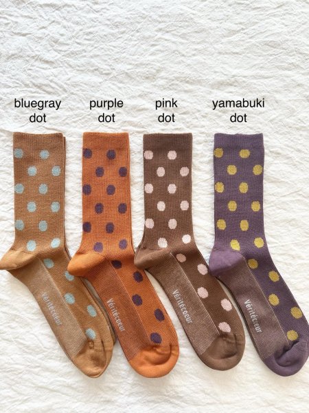 画像2: Veritecoeur ドットソックス (2)