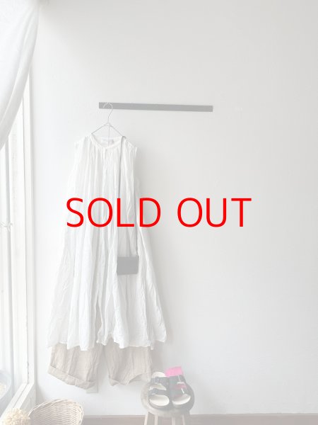 画像6: Veritecoeur スリーブレスギャザーブラウス  ( long ) (6)