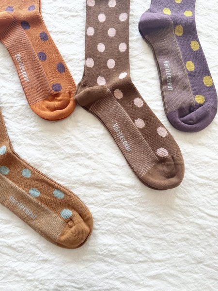 画像5: Veritecoeur ドットソックス (5)