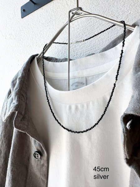 画像1: hu.hu.huu...  Karen silver combo necklace [受注生産]  (1)