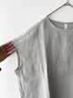 画像5: prit 60/1 フレンチリネン平織 スリーブレスプルオーバー (5)