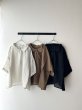 画像1: prit 60/1 ラミー５分袖2wayギャザースモック (1)