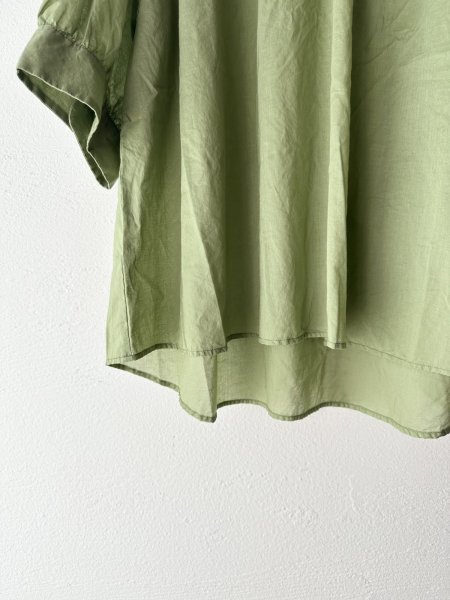 画像11: prit 80/1ローン ５分袖スタンドカラープルオーバー【クリックポスト（185円）発送可能】 (11)