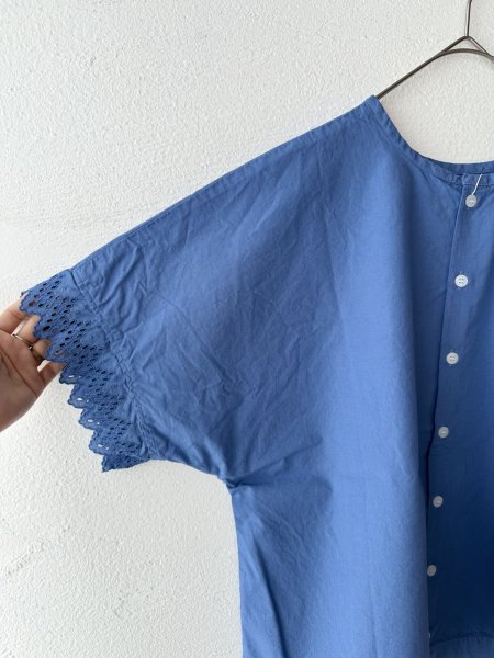 画像7: grin 染めブロード 2wayレースプルオーバー  [クリックポストで発送可] (7)