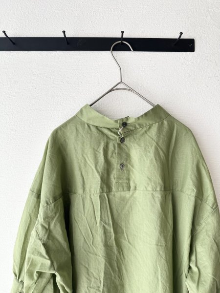 画像13: prit 80/1ローン ５分袖スタンドカラープルオーバー【クリックポスト（185円）発送可能】 (13)