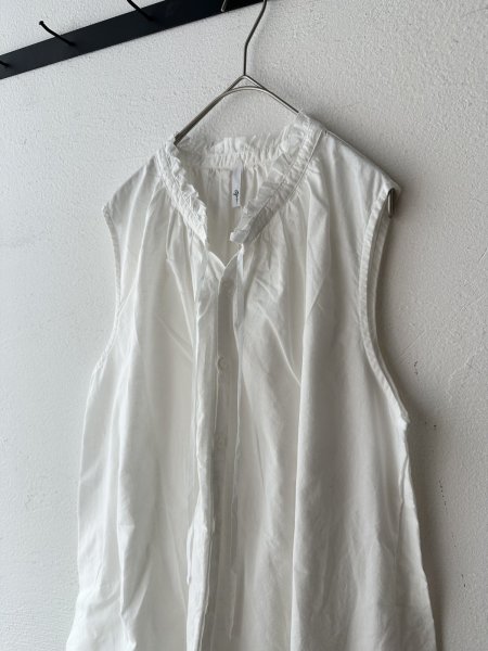 画像16: grin キャンブリックフリルノースリシャツ【クリックポスト（185円）発送可能】 (16)