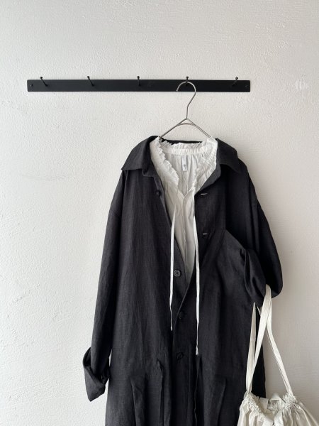 画像12: grin キャンブリックフリルノースリシャツ【クリックポスト（185円）発送可能】 (12)