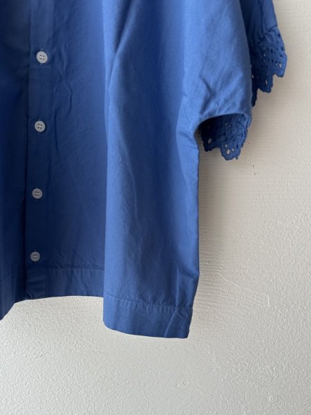 画像8: grin 染めブロード 2wayレースプルオーバー  [クリックポストで発送可] (8)